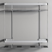 Полка Am.Pm Sense L A7453200, двухъярусная, хром