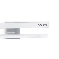 Полка угловая Am.Pm Sense L A7456100, серебристая, с матовым стеклом