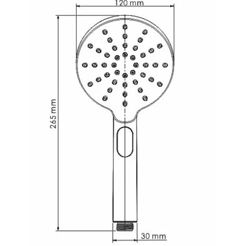 Душевая система WasserKRAFT A7651.303.183.208.280.197.348, PVD золото