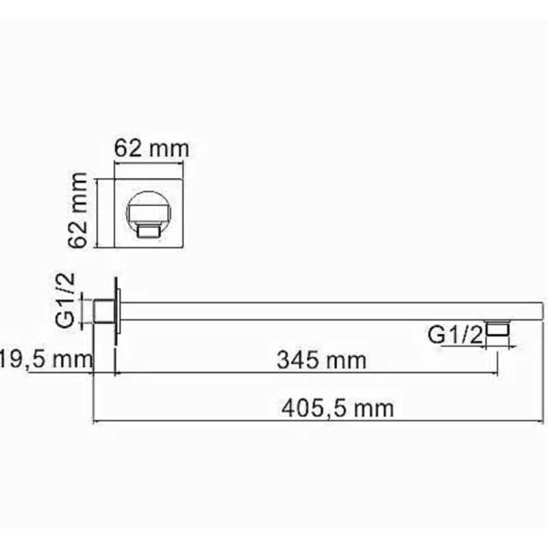 Душевая система WasserKRAFT A7651.303.183.208.280.197.348, PVD золото