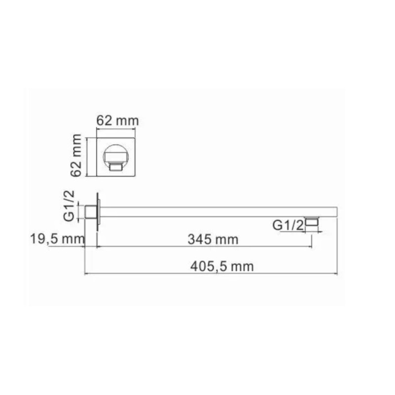 Душевая система WasserKRAFT A7651.304.305.183.208.280.197.348, PVD золото