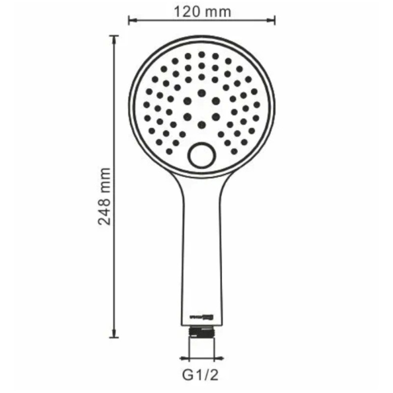 Душевая система WasserKRAFT A7651.304.305.183.208.280.197.348, PVD золото