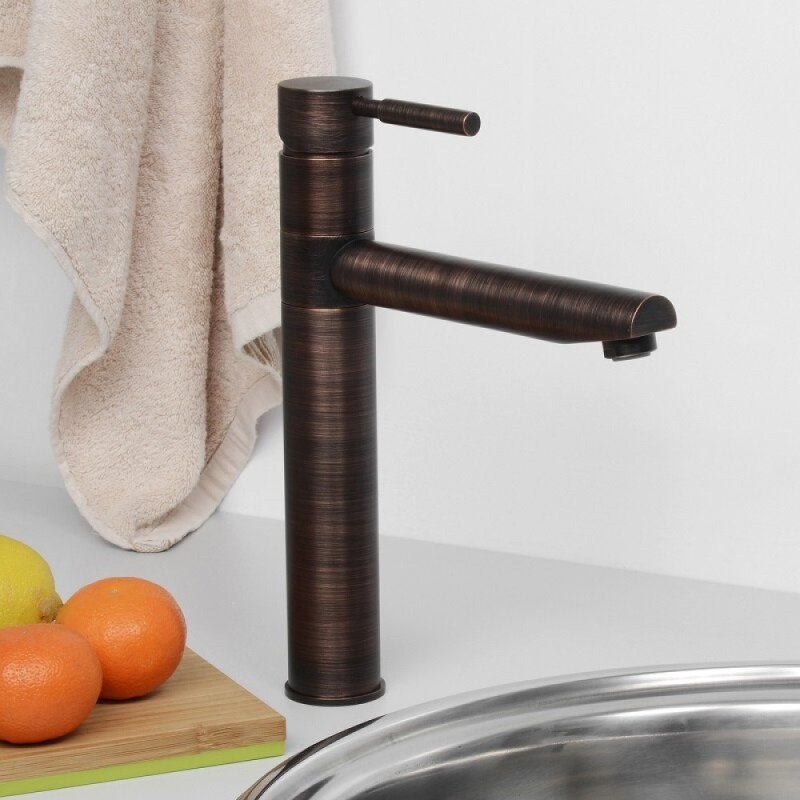 Смеситель WasserKRAFT А8147, для кухонной мойки, темная бронза