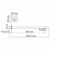 Душевая система WasserKRAFT Schunter 8200 A8251.180.259, со смесителем, цвет золото матовое