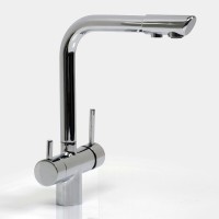 Смеситель для кухонной мойки WasserKRAFT, с подключением фильтра питьевой воды, хром, A8317