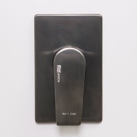 Душевая система WasserKRAFT 8400 A84182, PVD-покрытие, оружейная сталь