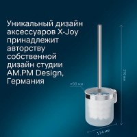 Ершик для унитаза Am.Pm X-Joy, держатель хром, A8433300