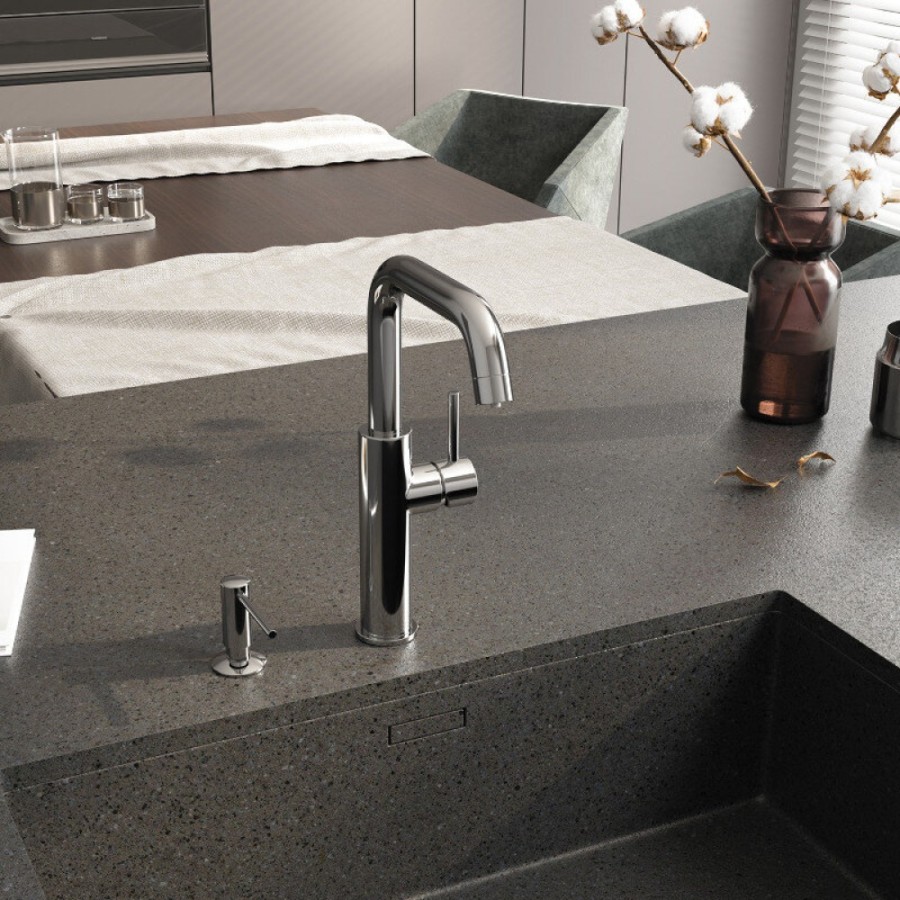 Смеситель для кухонной мойки WasserKRAFT A8517, с подключением фильтра питьевой воды, хром