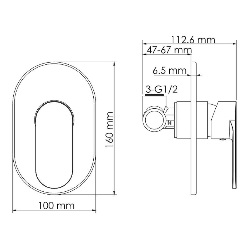 Смеситель WasserKRAFT Mindel 8500 A85593, для раковины, цвет белый Soft-touch