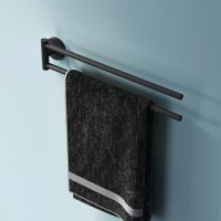 Полотенцедержатель Am.Pm X-Joy A85A32622, 40 см, двойной, поворотный, черный матовый
