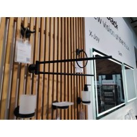 Полотенцедержатель Am.Pm X-Joy A85A32622, 40 см, двойной, поворотный, черный матовый