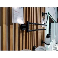 Полотенцедержатель Am.Pm X-Joy A85A32622, 40 см, двойной, поворотный, черный матовый