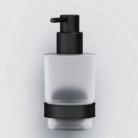 Дозатор для жидкого мыла Am.Pm X-Joy A85A36922 с держателем, черный матовый