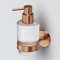 Дозатор для жидкого мыла Am.Pm X-Joy A85A36944 с держателем, цвет розовое золото