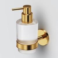 Дозатор для жидкого мыла Am.Pm X-Joy A85A36999 с держателем, цвет золотой