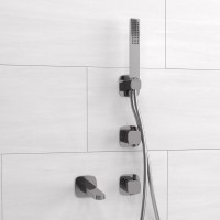 Смеситель WasserKRAFT Naab A8651.312.314.326.087.103, для ванны и душа, с душевым гарнитуром, хром