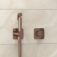 Гигиенический душ WasserKRAFT Paar A8851.290.292.335, со смесителем, PVD розовое золото