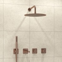 Душевая система WasserKRAFT Paar A8851.310.311.338.330.290.292.291, PVD розовое золото