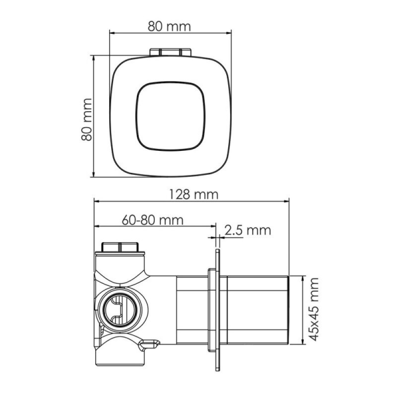 Душевая система WasserKRAFT Nuthe A9151.264.219.162.327.242.217, черная матовая