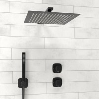 Душевая система WasserKRAFT Nuthe A9151.264.219.162.327.242.217, черная матовая