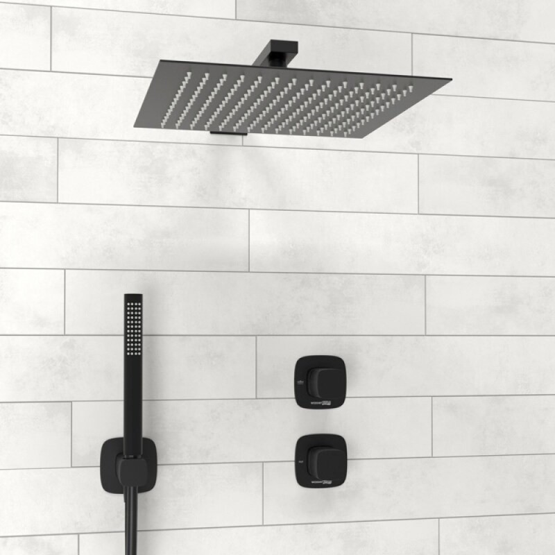 Душевая система WasserKRAFT Nuthe A9151.264.219.162.327.242.217, черная матовая