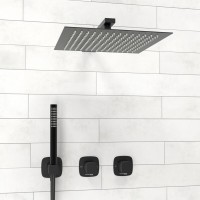 Душевая система WasserKRAFT Nuthe A9151.264.219.162.327.242.217, черная матовая