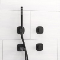 Смеситель WasserKRAFT Nuthe A9151.264.315.327.242.217, для ванны и душа, с душевым гарнитуром, черный матовый