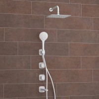 Душевая система WasserKRAFT Saale A9551.267.316.146.254.328.156.155, белая матовая