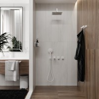 Душевая система WasserKRAFT Saale A9551.267.316.146.254.328.156.155, белая матовая