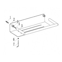 Полка Abber Osten 316 AA1862BG, 30 см, золото брашированное