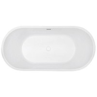 Ванна акриловая Abber AB9203-1.5 150 х 80 x 60 см отдельностоящая, белая