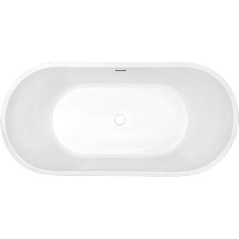 Ванна акриловая Abber AB9203-1.4 140 х 70 x 60 см отдельностоящая, белая