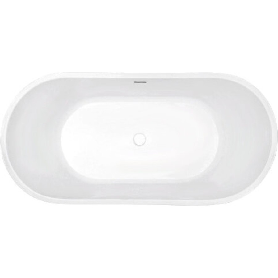 Ванна акриловая Abber AB9203-1.4 140 х 70 x 60 см отдельностоящая, белая