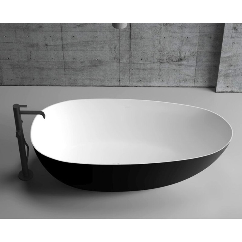 Ванна акриловая Abber 170 x 80 см, черный матовый, AB9211MB