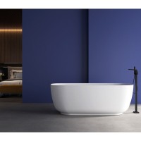 Ванна акриловая Abber 170 х 75 x 60 см, отдельностоящая, белая, AB9260