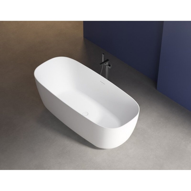 Ванна акриловая Abber 170 х 75 x 60 см, отдельностоящая, белая, AB9260