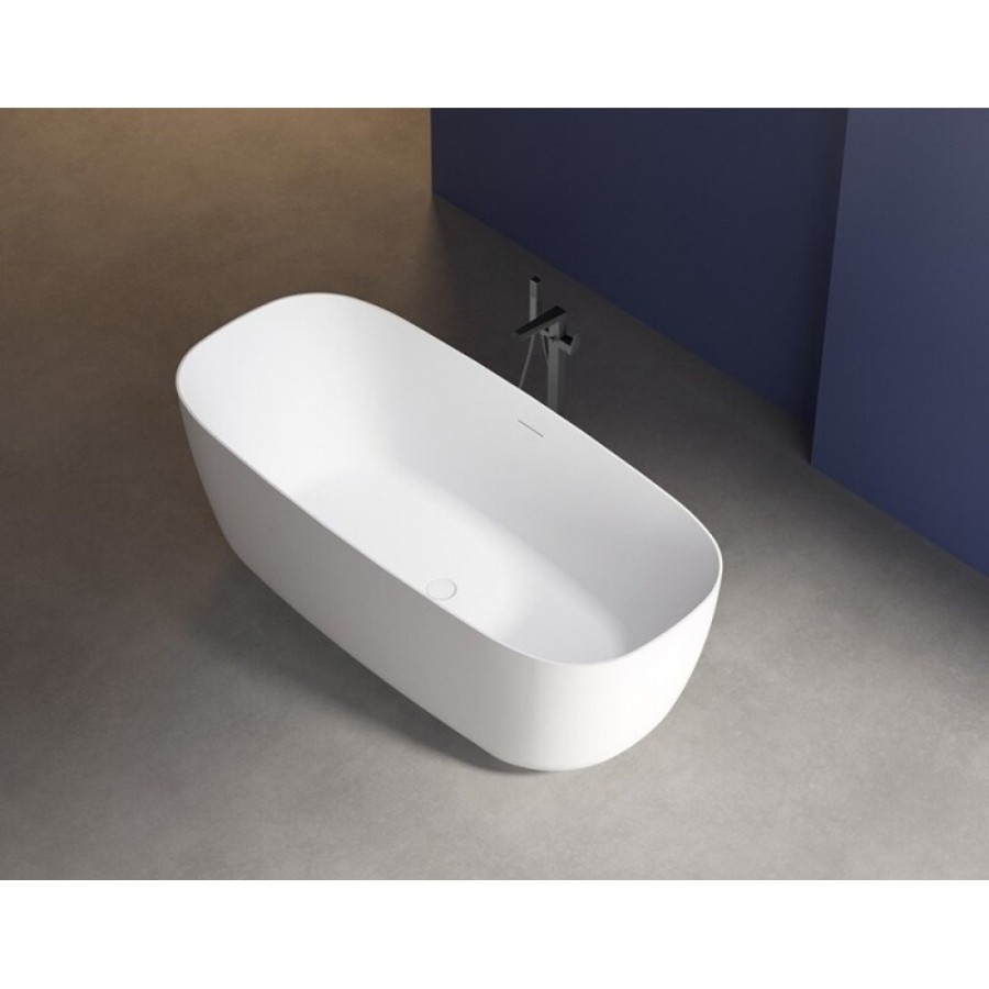 Ванна акриловая Abber 170 х 75 x 60 см, отдельностоящая, белая, AB9260