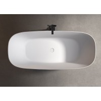Ванна акриловая Abber 170 х 75 x 60 см, отдельностоящая, белая, AB9260
