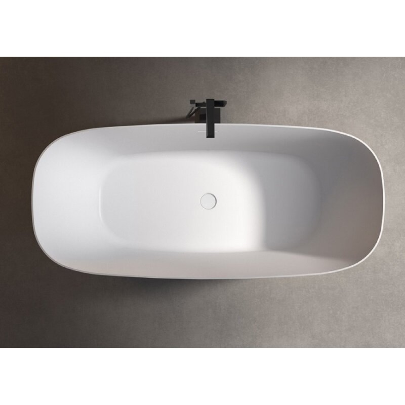 Ванна акриловая Abber 170 х 75 x 60 см, отдельностоящая, белая, AB9260