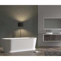 Ванна акриловая Abber 170 х 80 x 60 см, белая, AB9276
