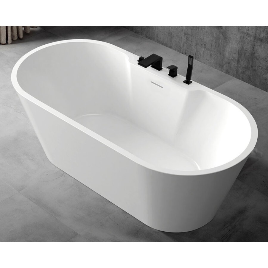 Акриловая ванна Abber AB9299-1.7 белая 170 х 80 x 60 см отдельностоящая