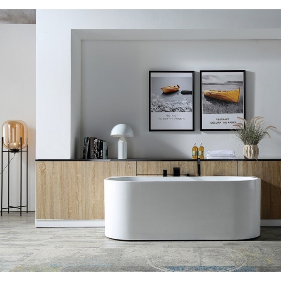 Ванна акриловая Abber 170 х 78 x 60 см, белая, AB9310