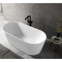 Ванна акриловая Abber 150 х 75 x 60 см, отдельностоящая, белая, AB9320-1.5