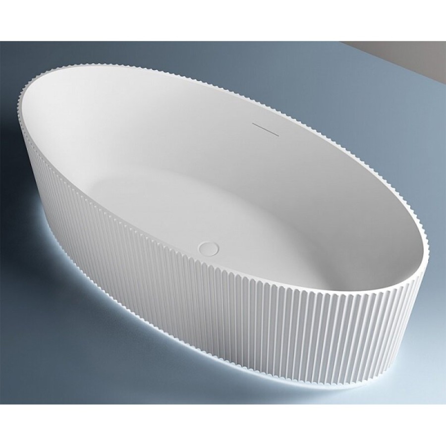 Ванна акриловая Abber 180 х 85 x 58 см, отдельностоящая, белая, AB9327