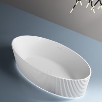 Ванна акриловая Abber 180 х 85 x 58 см, отдельностоящая, белая, AB9327