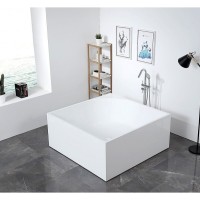 Ванна акриловая Abber 140 х 140 x 60 см, отдельностоящая, белая, AB9337