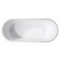 Ванна акриловая Abber 150 х 70 x 60 см, отдельностоящая, белая, AB9341-1.5