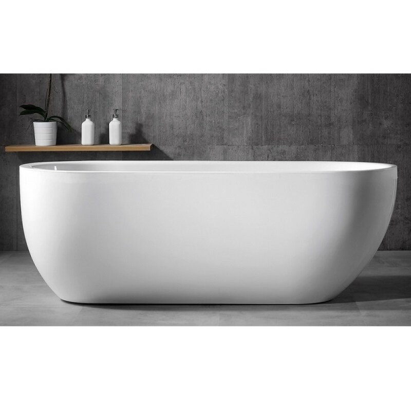 Ванна акриловая Abber 150 х 70 x 60 см, отдельностоящая, белая, AB9341-1.5