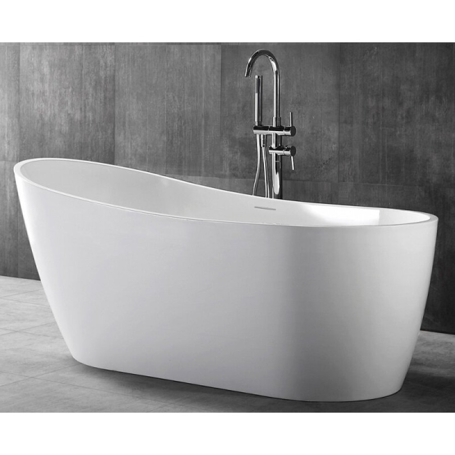 Ванна акриловая Abber 130 х 70 x 70 см, отдельностоящая, белая, AB9353-1.3