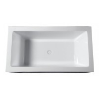 Ванна акриловая Abber 160 x 80 см отдельностоящая, белый, AB9406-1.6